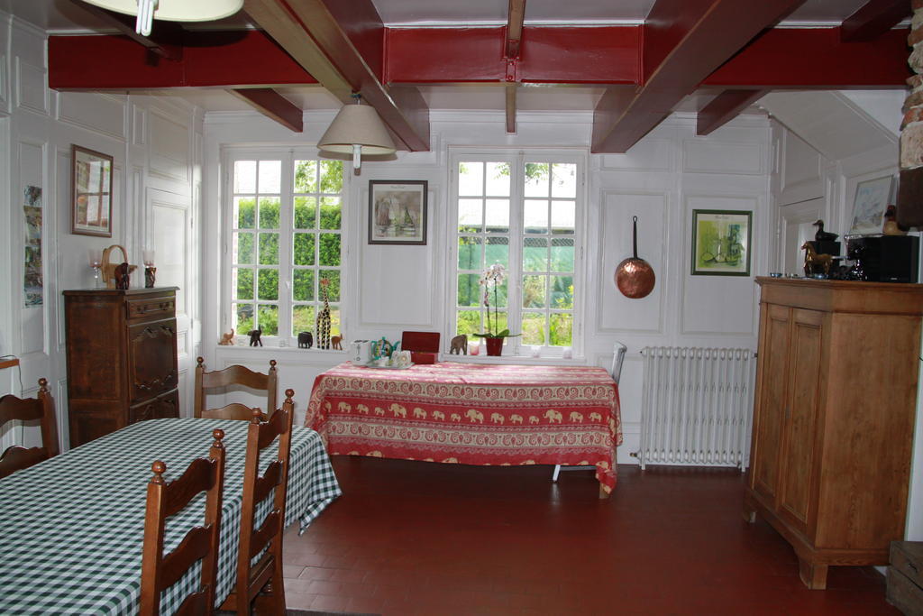 Chambres D'Hotes Manoir Du Buquet 옹플뢰르 객실 사진